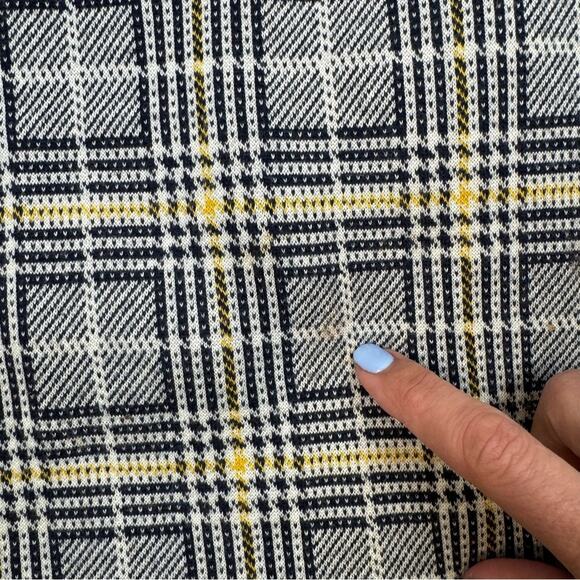 Janie and Jack Plaid Kids Dress with Ruffle Detail & Capped Sleeves ~ 3 - Picture 11 of 12